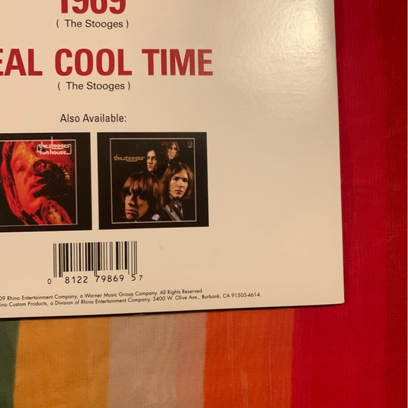 The Stooges 1969 / Real Cool Time 7โ Vinyl ๐ต Record Store Day 2009 Exclusive 45 - Picture 14 of 16